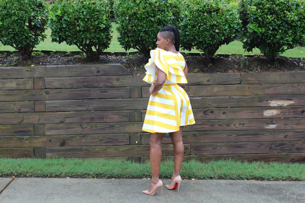 "Ray of Sunshine" Fit & Flare Romper